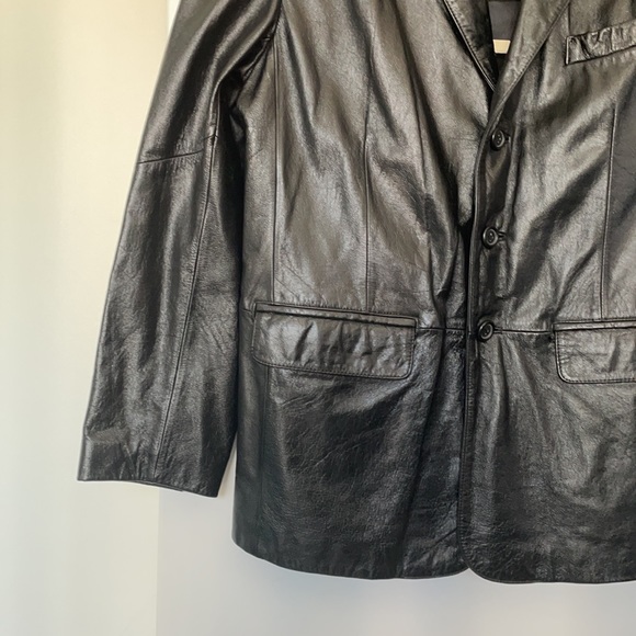 Black men Wilson’s leather jacket - Picture 4 of 11